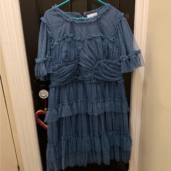 Ivy City Co Dresses & Skirts - Slate Blue Whimsical Dress